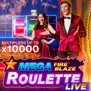Mega Fire Blaze Roulette Live cover